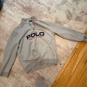 Polo by Ralph Lauren Light Gray Crewneck Sweater